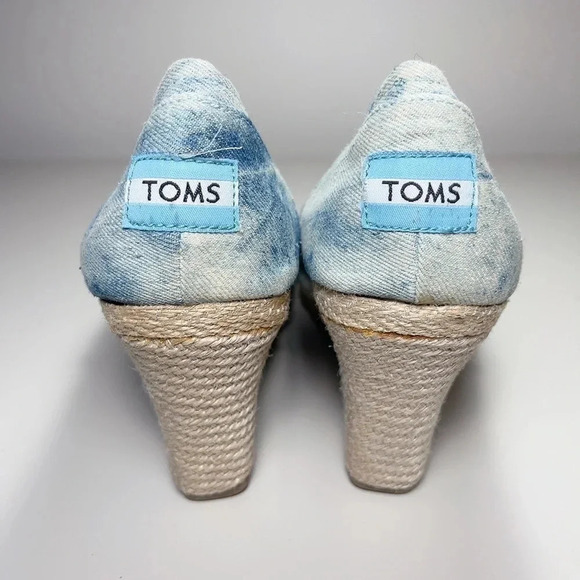 Toms  Tie Dye Denim Espadrille - Picture 6 of 8